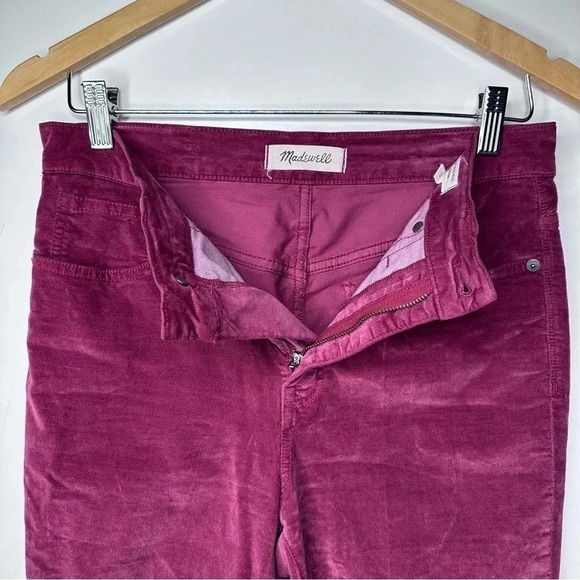 Madewell Stretch Velvet Edition 10” High-Rise Skinny Jeans Size 28 - Picture 8 of 15